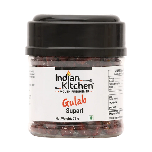 Indian Kitchen Gulab Supari 75g - Sweet Rose-Flavored Betel Nuts - Indian Kitchen 