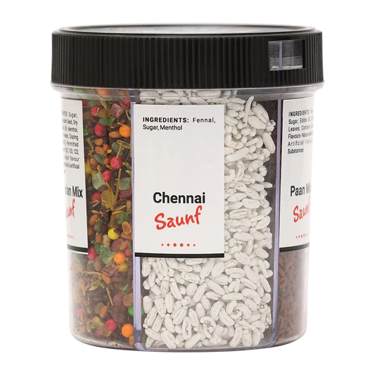 Indian Kitchen 5 In 1 Saunf |Plain Mix Saunf, Chandan Mix Saunf, Paan Mix Saunf, Chennai Saunf, Party Mint Saunf - Indian Kitchen 