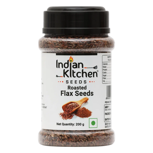 Indian Kitchen Roasted Flax Seeds 200g - Indian Kitchen 